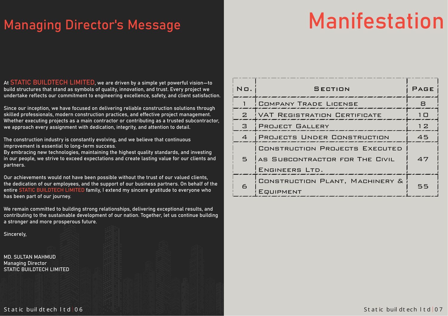 Company profile page 5