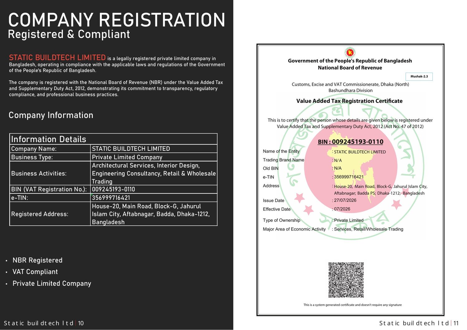 Company profile page 7